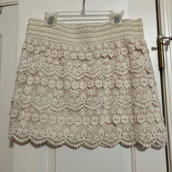 American Rag Dresses & Skirts - American Rag Cream Lace A-Line Mini Skirt